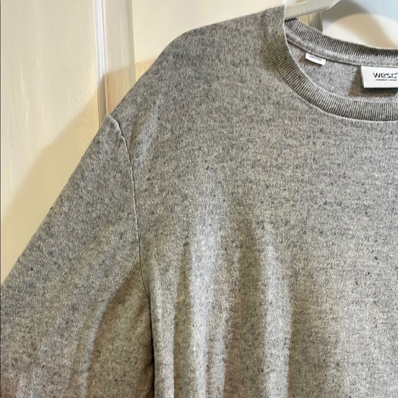 Wesc Knuby Heather Gray 100% Cotton Casual Crew Neck Sweater - Size Large - Picture 3 of 16